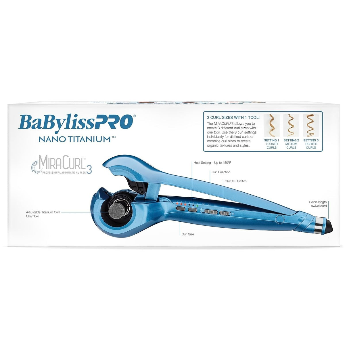 BaBylissPRO Nano Titanium Miracurl Professional Curl Machine