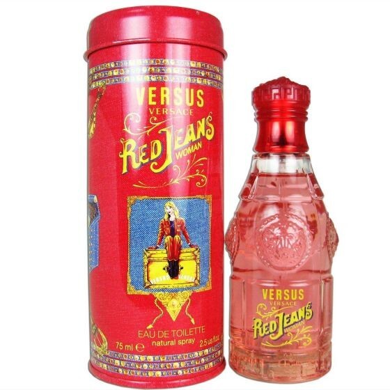 Red Jeans by Versace Eau De Toilette Spray for Women 2.5 oz
