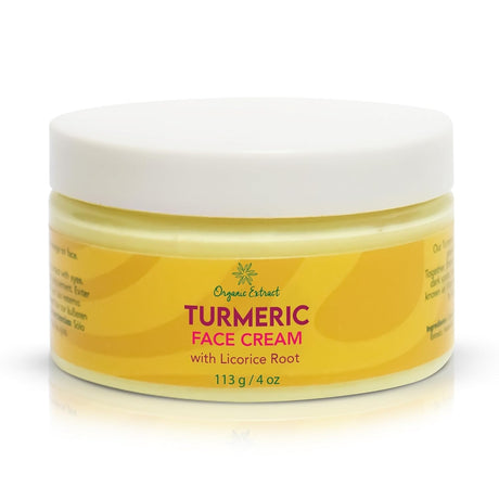 Organic Extract Turmeric Facial Cream 4 oz