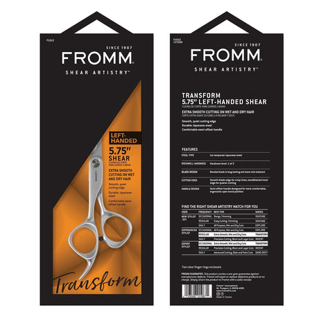 Fromm Transform 5.75" Left-Handed Hair Cutting Shears