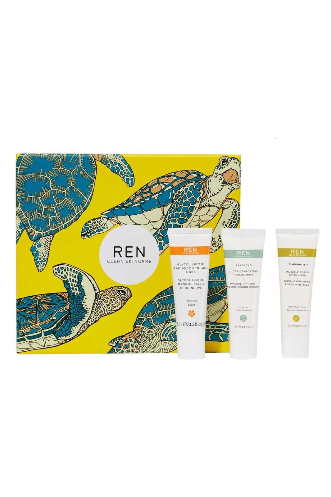 Ren Mask Trio Travel Size 3 Piece Mini Set