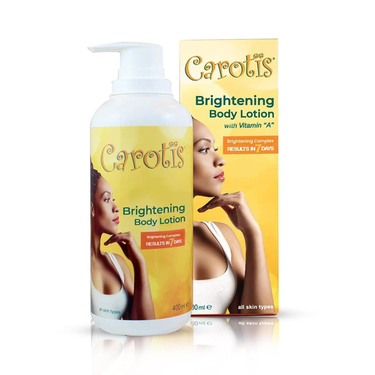 Carotis Brightening Body Lotion with Vitamin "A" 13.5 oz