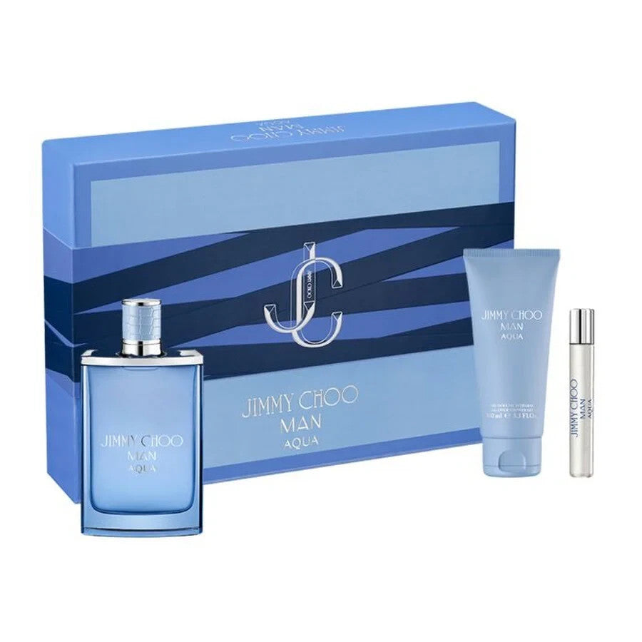 Jimmy Choo Man Aqua Fragrance for Men 3 Piece Gift Set