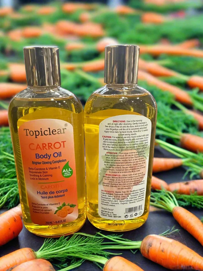 Topiclear Carrot Body Oil 8.5 oz