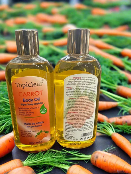 Topiclear Carrot Body Oil 8.5 oz