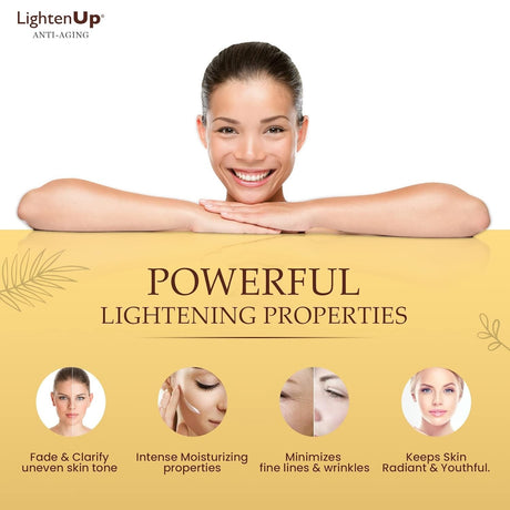 Omic LightenUp Gold Anti-Aging Active Brightening Cream 3.4 oz