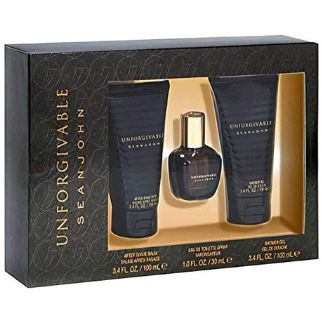 Unforgivable by Sean John Fragrance for Men 3 Piece Gift
