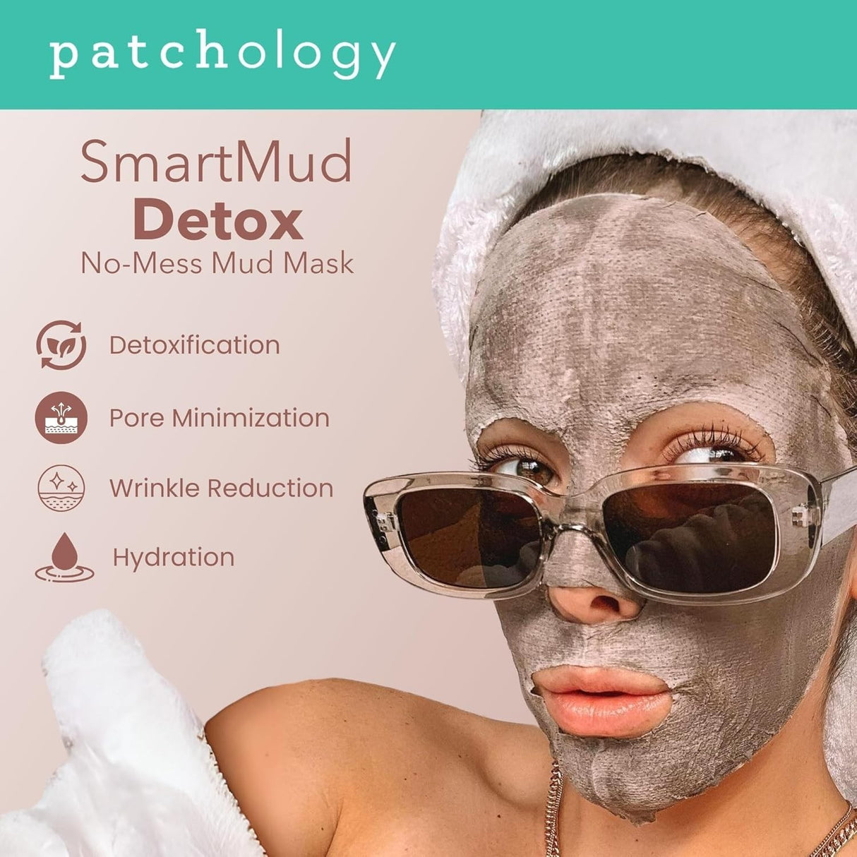 Patchology SmartMud Detox Clarifying No-Mess Mud Mask