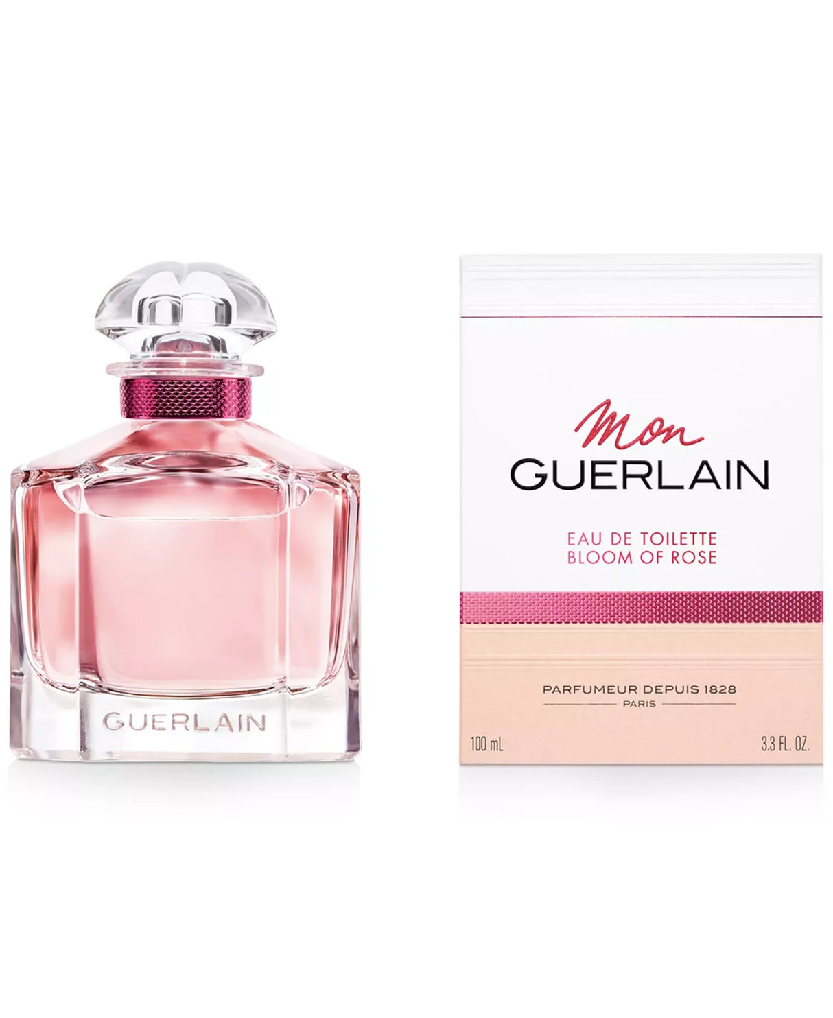 Mon Guerlain Bloom of Rose for Women Eau de Toilette Spray 3.3 oz
