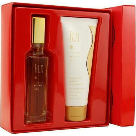 The Red by Giorgio Beverly Hills Fragrance for Women 2 Piece Gift Set