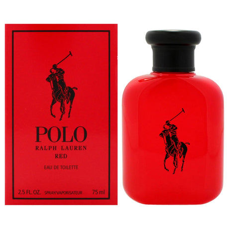 Polo Red by Ralph Lauren for Men Eau de Toilette Spray 2.5 oz