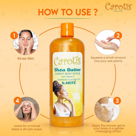 Carotis Carrot Body Wash with Vitamin "A" 33.8 oz