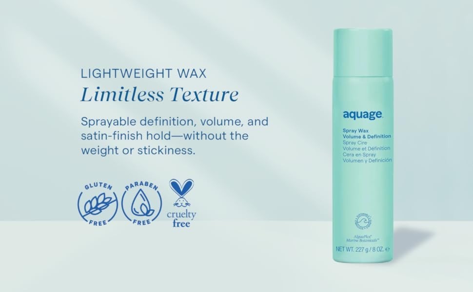 Aquage Spray Wax Volume & Definition 8 oz