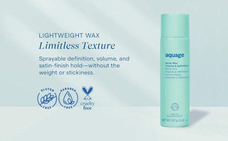 Aquage Spray Wax Volume & Definition 8 oz