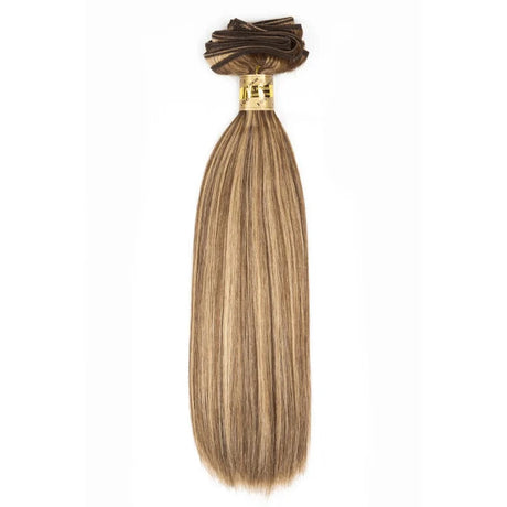 Bohyme Silky Straight Machine-Tied Weft Human Hair 18" Color D4/27