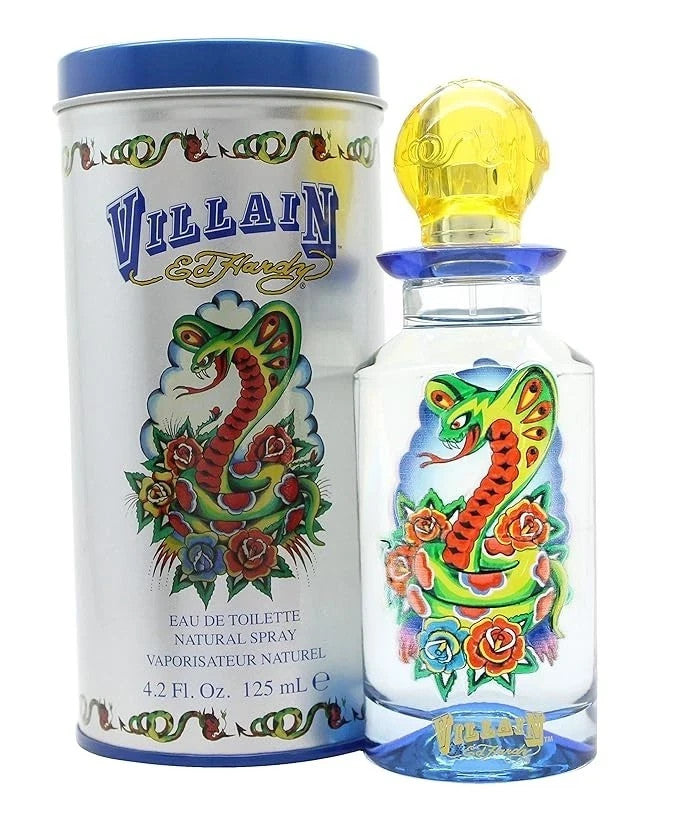 Villain by Ed Hardy for Men Eau de Toilette Spray 4.2 oz