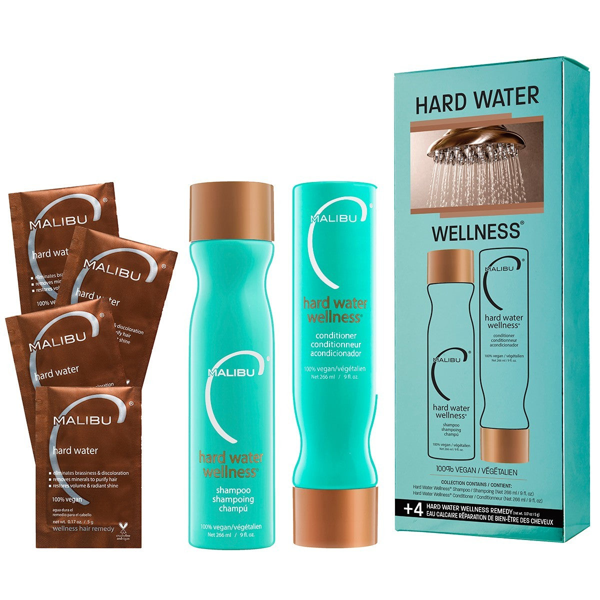 Malibu C Hard Water Wellness Collection Kit
