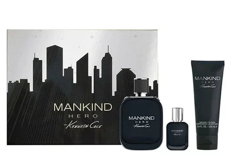 Mankind Hero by Kenneth Cole Fragrance for Men 3 Piece Gift Set