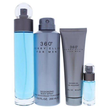 Perry Ellis 360° for Men Fragrance 4 Piece Gift Set