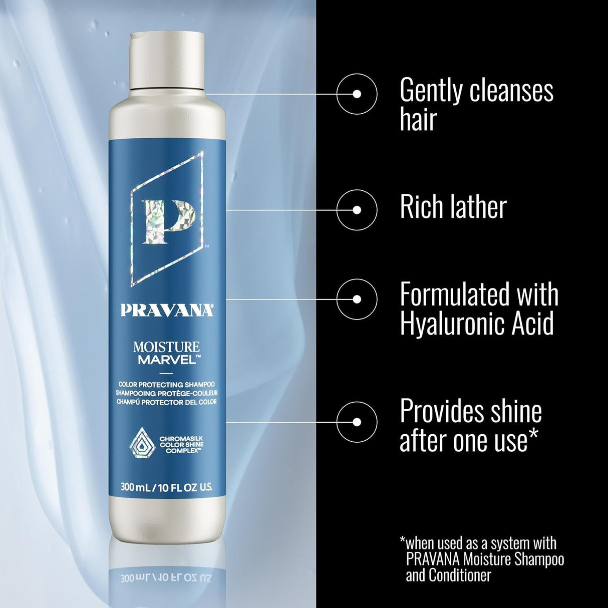 Pravana Moisture Marvel Color Protecting Shampoo 33 oz