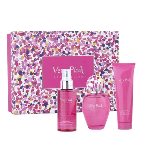 Very Pink by Perry Ellis Fragrance for Women 3 Piece Gift Set