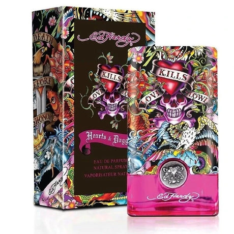 Hearts & Daggers by Ed Hardy for Women Eau de Parfum Spray 3.4 oz