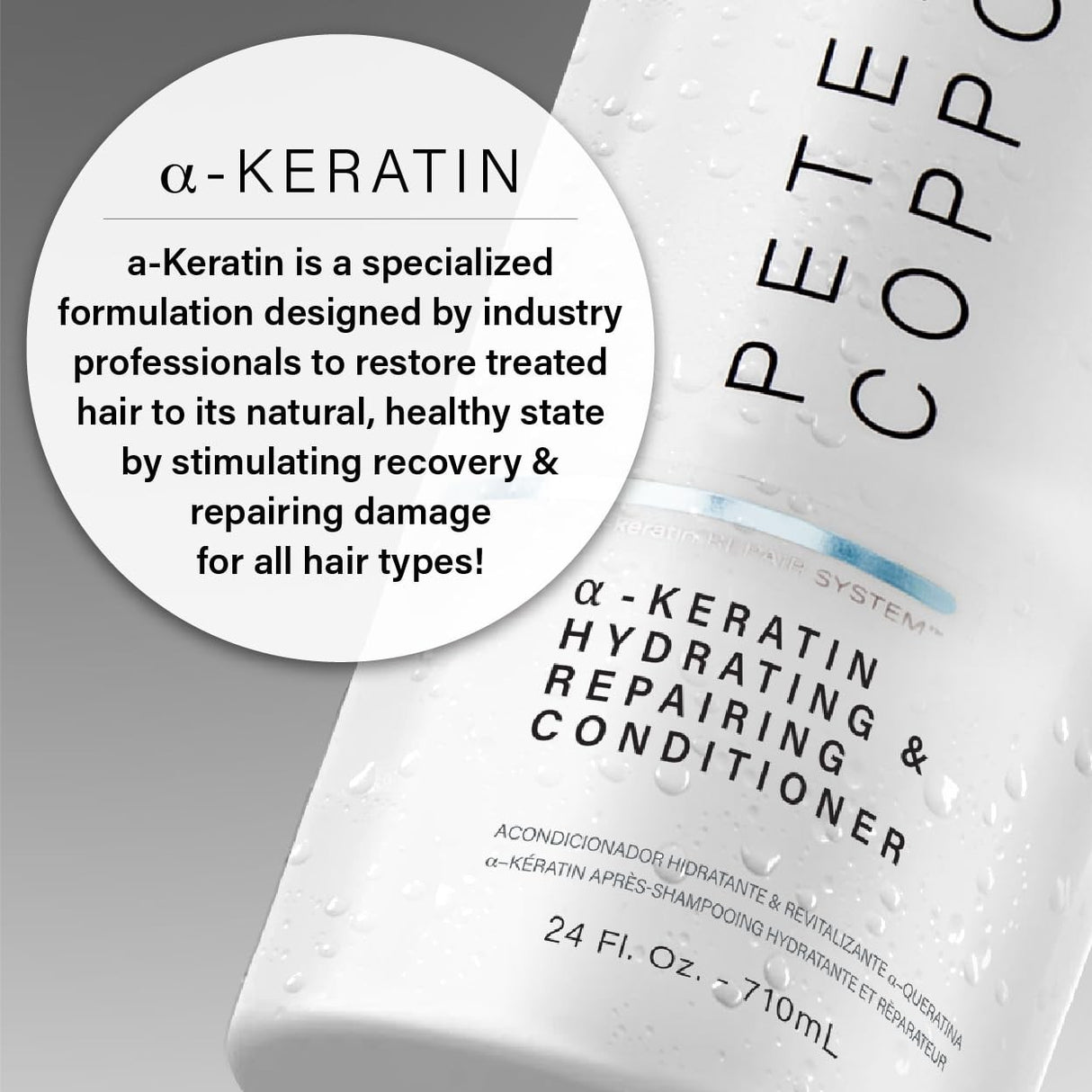 Peter Coppola a-Keratin Hydrating & Repairing Conditioner 24 oz