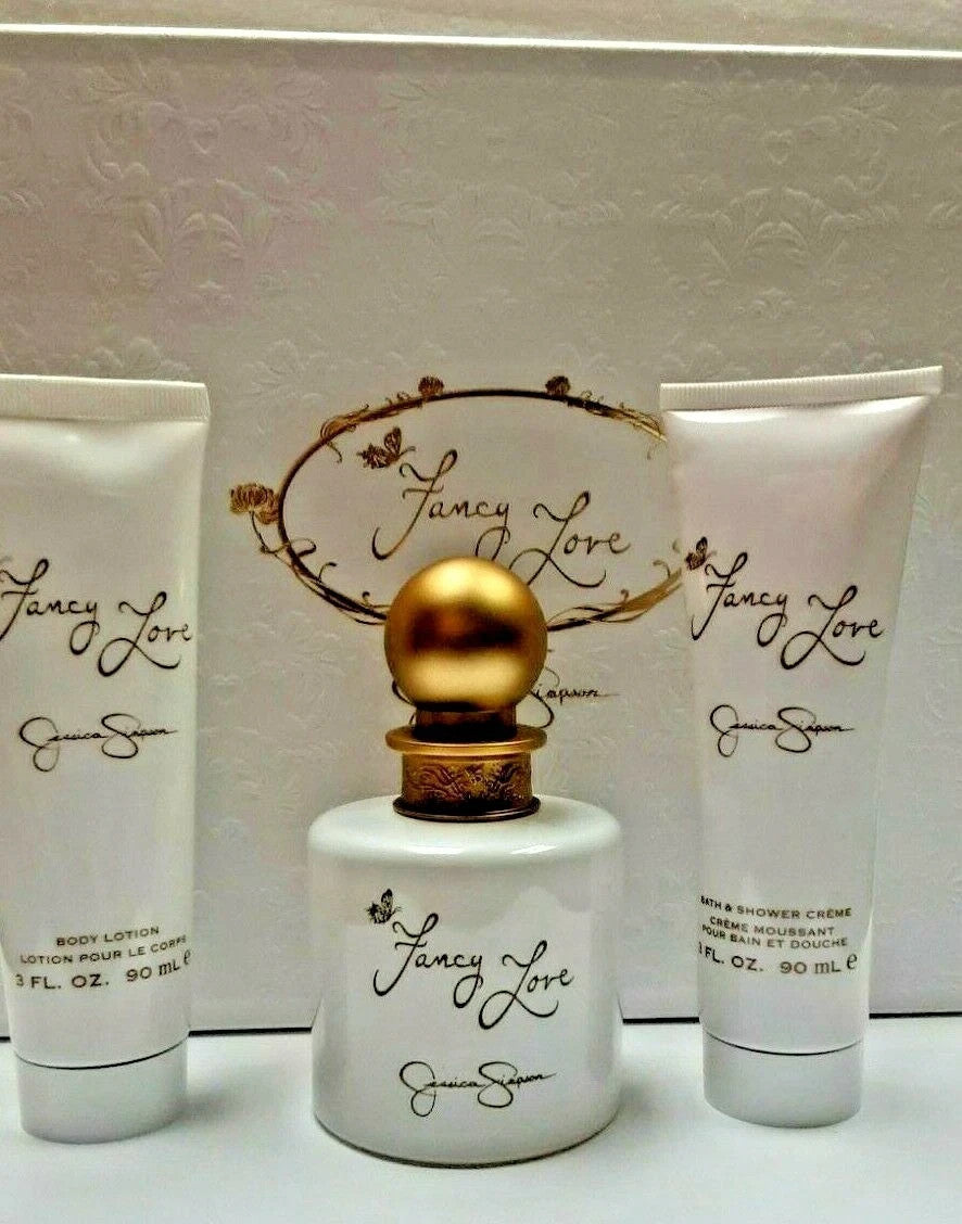 Fancy Love by Jessica Simpson Fragrance for Women 3 Piece Gift Set