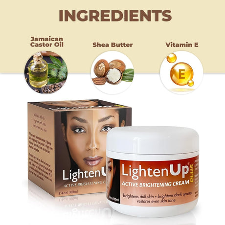 Omic LightenUp Plus Active Skin Brightening Cream 3.4 oz