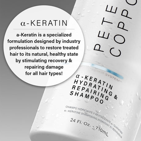 Peter Coppola a-Keratin Hydrating & Repairing Shampoo 10 oz