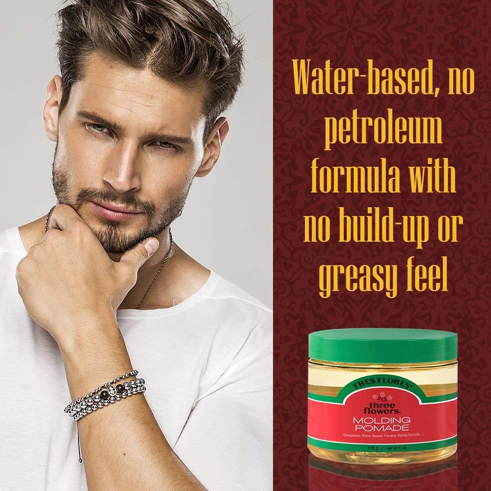 Tres Flores Three Flowers Molding Pomade 6 oz