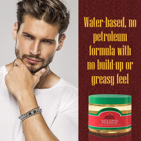 Tres Flores Three Flowers Molding Pomade 6 oz