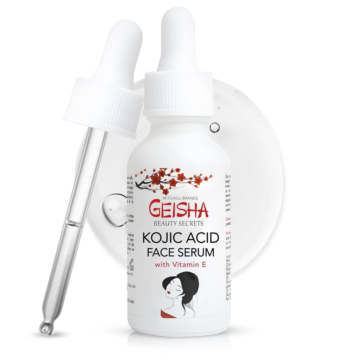 Geisha Beauty Secrets Kojic Acid Face Brightening Serum 1 oz