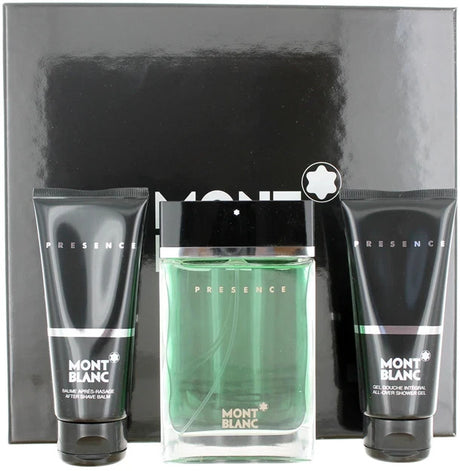 Presence by Montblanc Fragrance for Men 3 Piece Gift Set