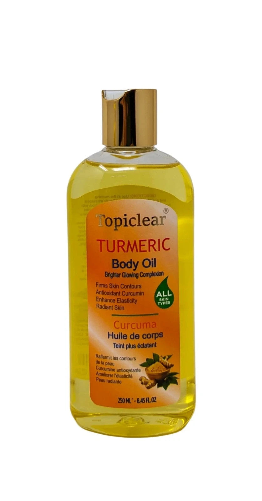 Topiclear Turmeric Body Oil 8.5 oz