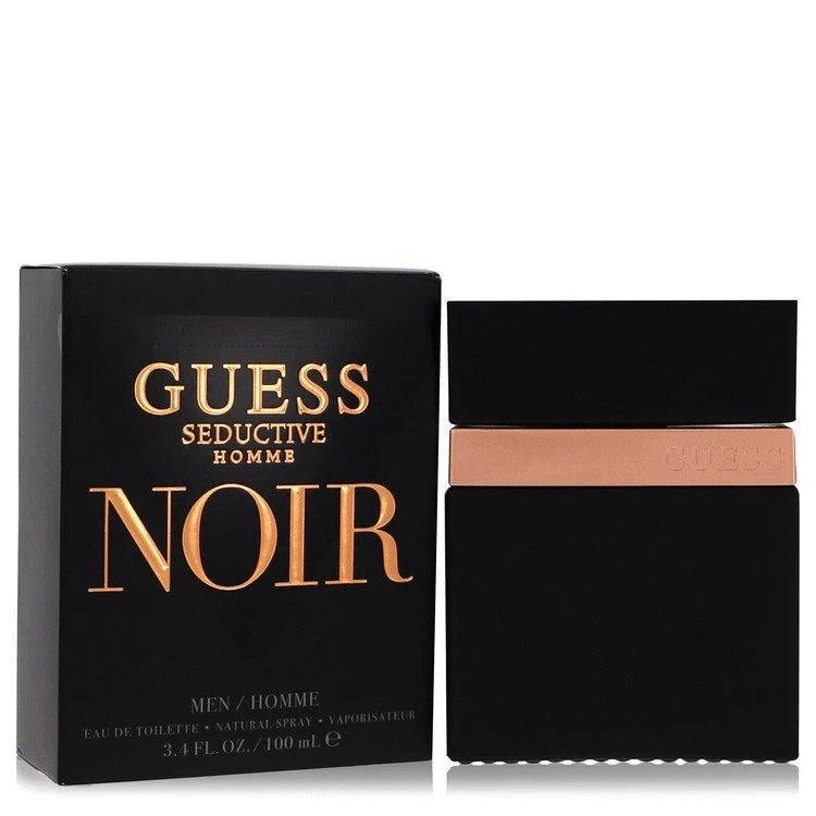 Guess Seductive Noir Homme for Men Eau de Toilette Spray 3.4 oz