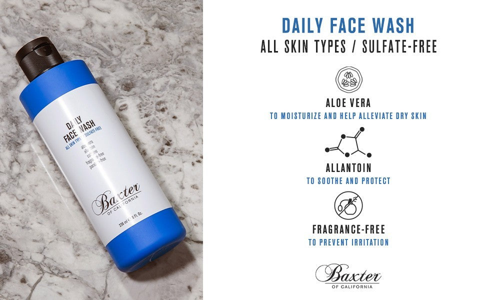 Baxter of California Daily Face Wash 8 oz