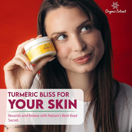 Organic Extract Turmeric Facial Cream 4 oz