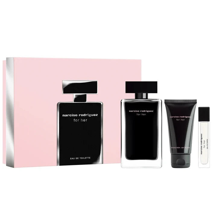 Narciso Rodriguez for Her Fragrance for Women 3 Piece Gift Set