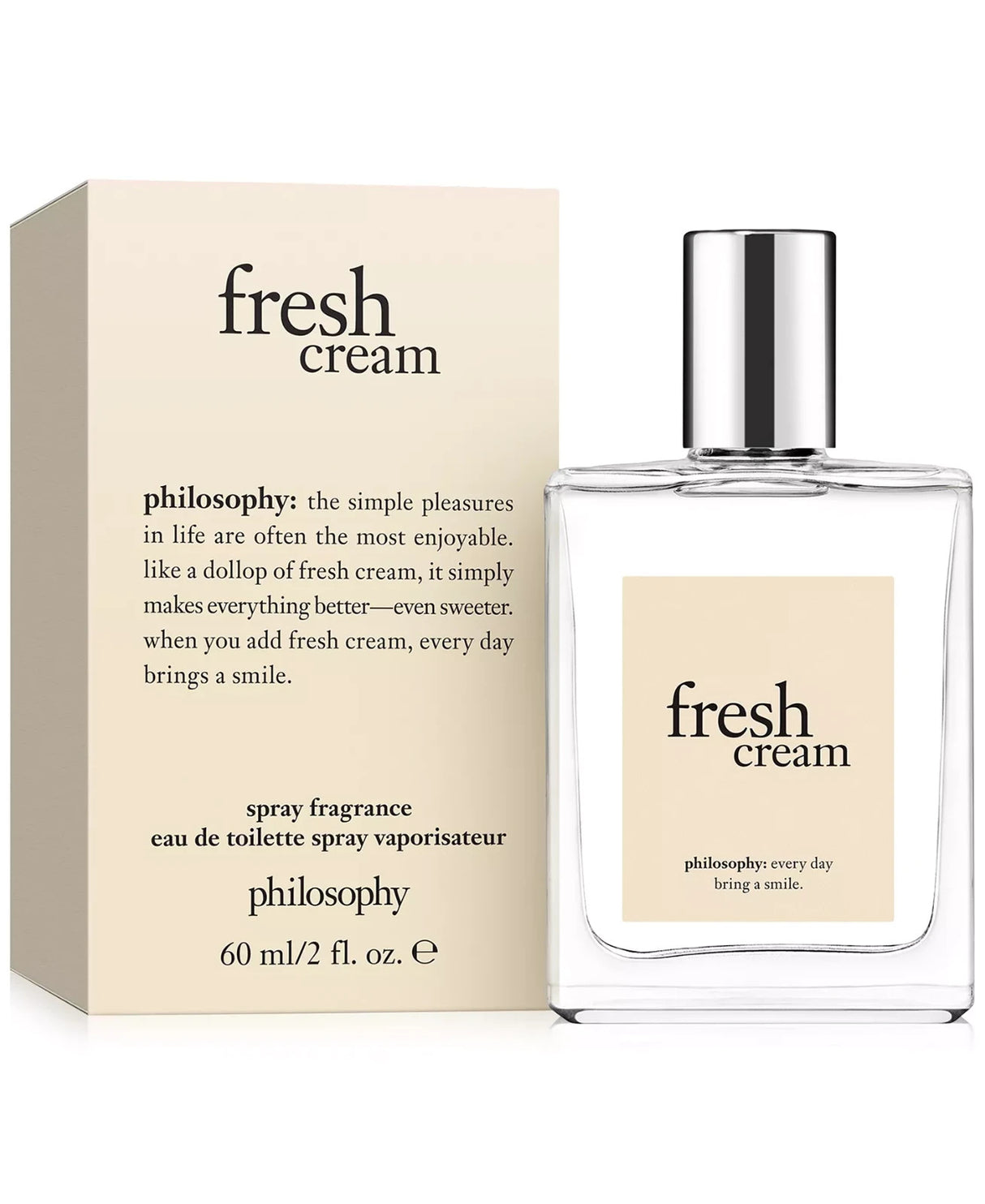 Fresh Cream by Philosophy Eau de Toilette Spray 2 oz