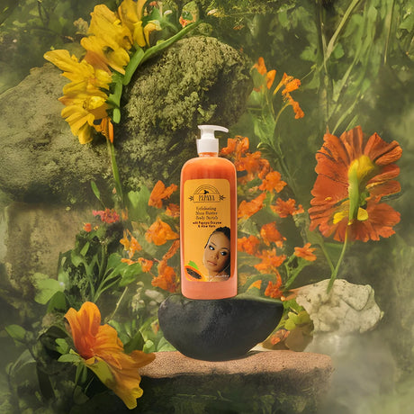 Organic Extract of Papaya Exfoliating Shea Butter Body Scrub 33.8 oz