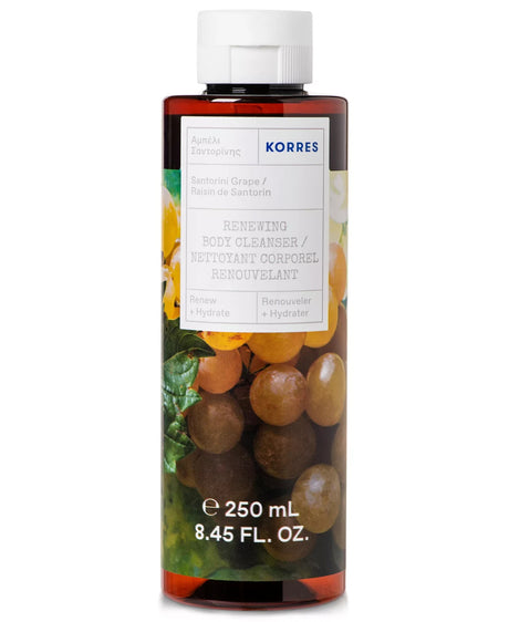 Korres Renewing Body Cleanser Santorini Grape 8.45 oz