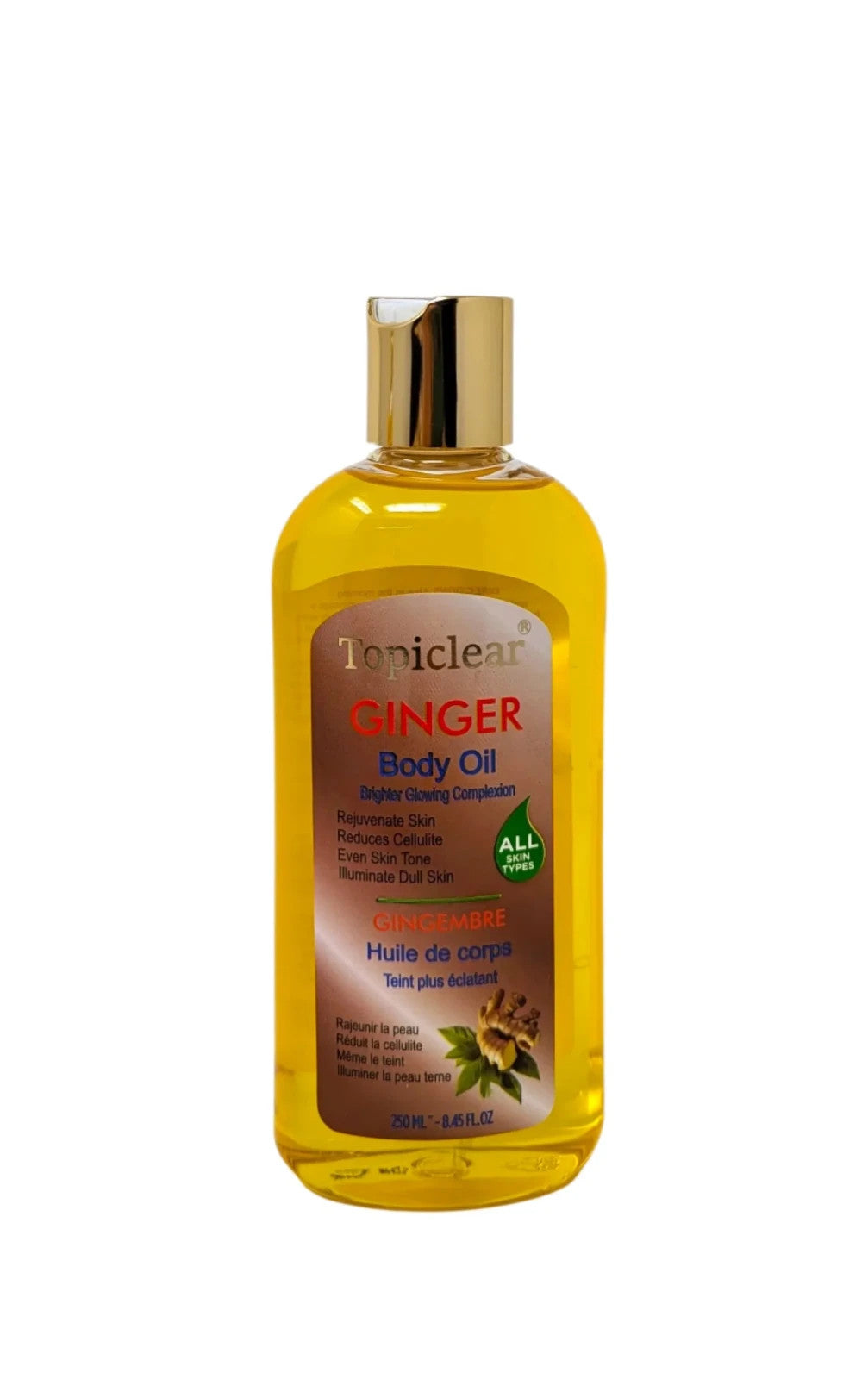 Topiclear Ginger Body Oil 8.5 oz