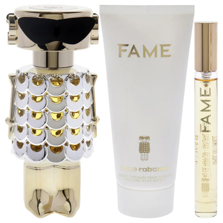 Fame by Paco Rabanne Fragrance for Women 3 Piece Gift Set