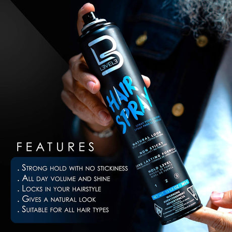 L3VEL3 Hair Spray 13 oz