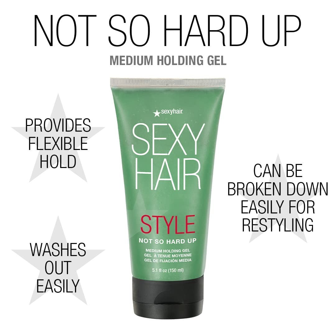 Sexy Hair Style Not So Hard Up Medium Holding Gel 5.1 oz