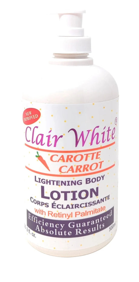 Clair White Carrot Brightening Body Lotion 16.9 oz