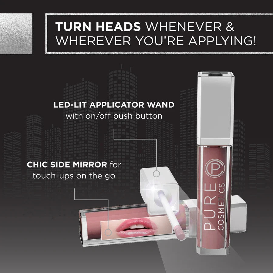 Pure Cosmetics Light Up Lip Gloss Caribbean Coral