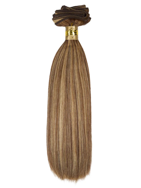 Bohyme Silky Straight Machine-Tied Weft Human Hair 18" Color D4/27