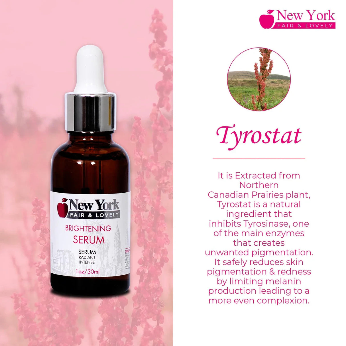 New York Fair & Lovely Brightening Serum 1 oz